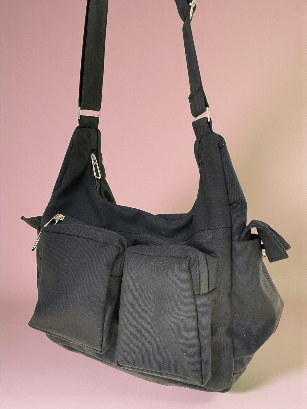 Cargo Black Crossbody Bag - Fithoehub