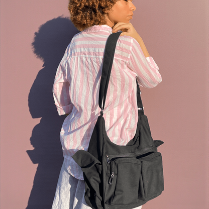 Cargo Black Crossbody Bag - Fithoehub