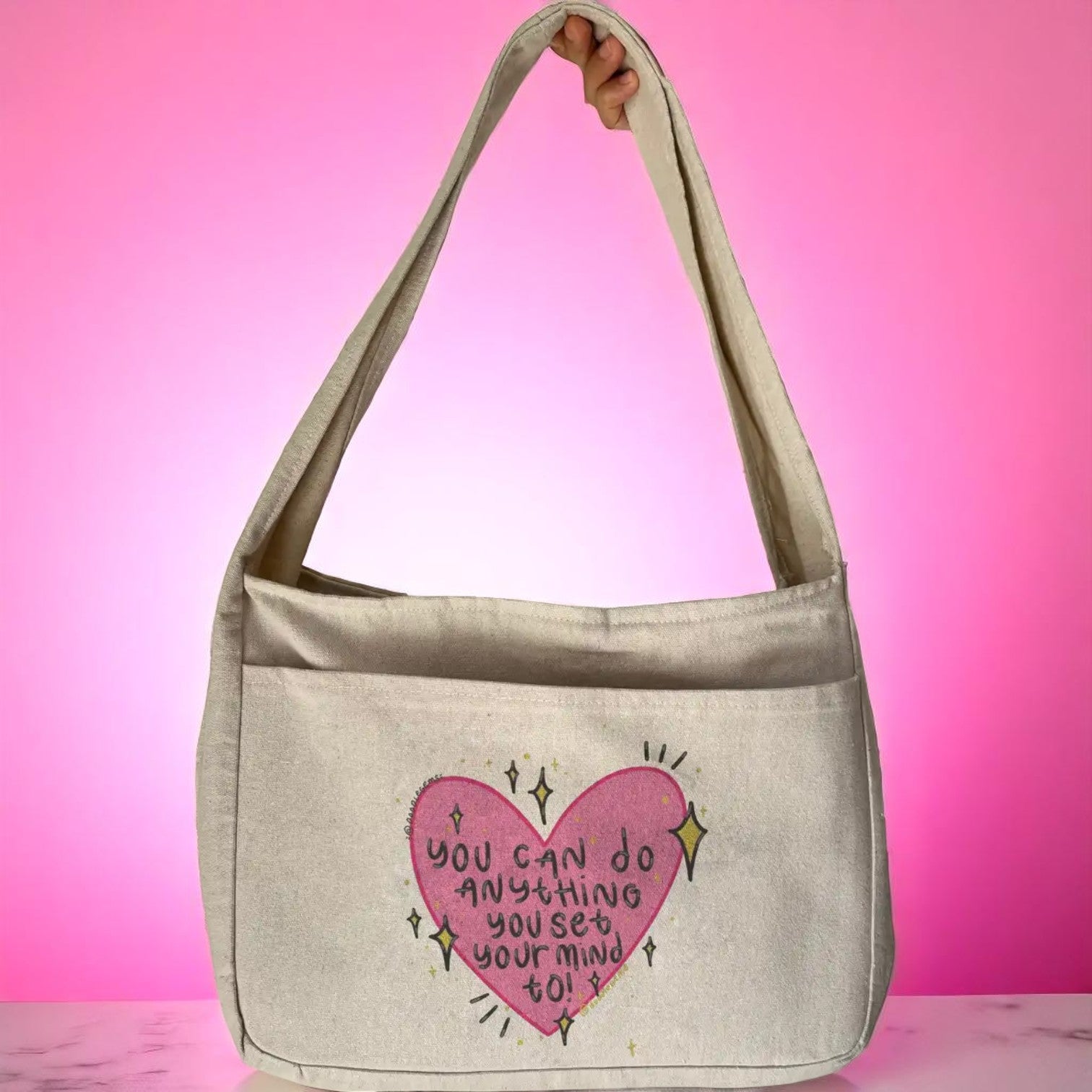 Curvy Off - White Printed Shoulder Bags - Fithoehub