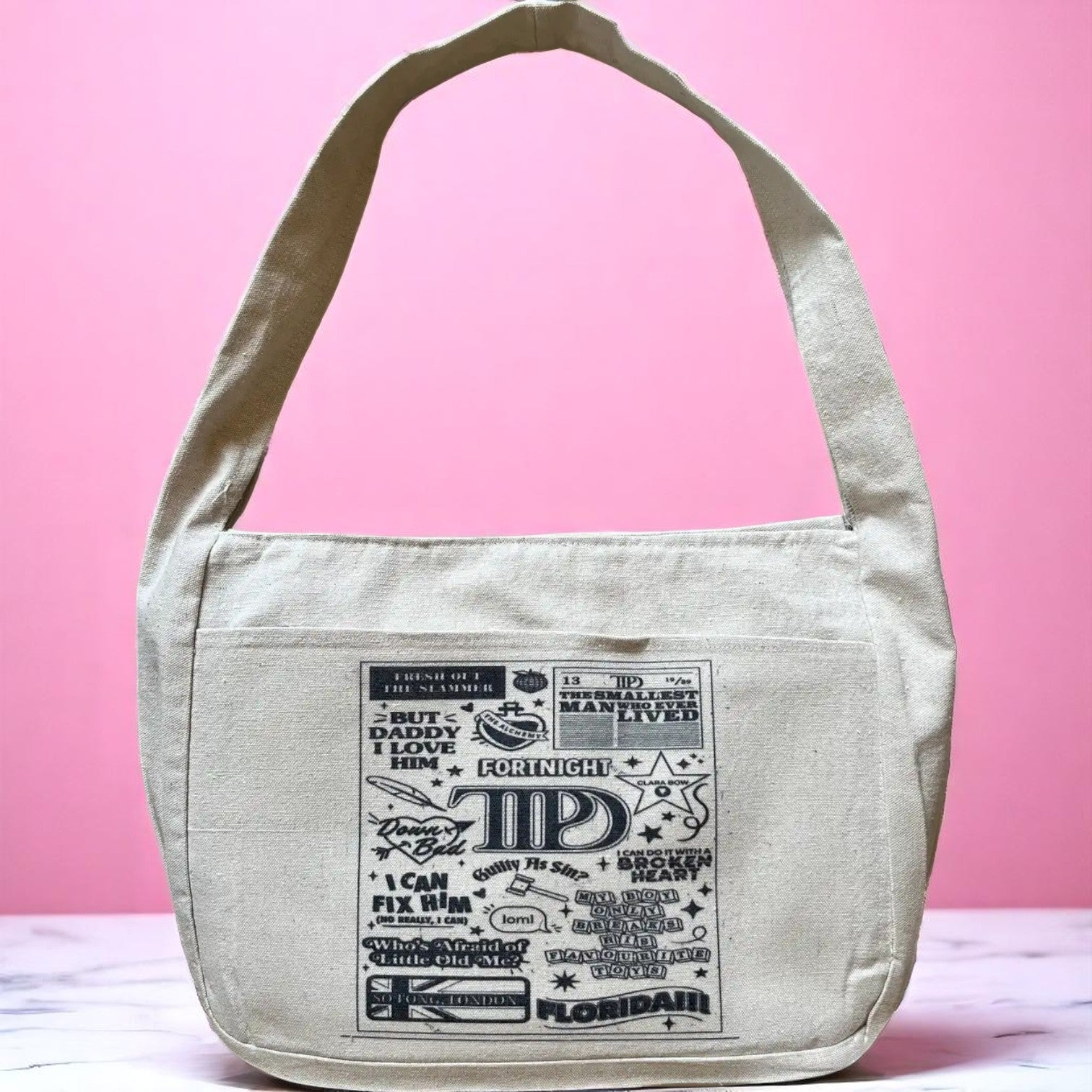 Curvy Off - White Printed Shoulder Bags - Fithoehub