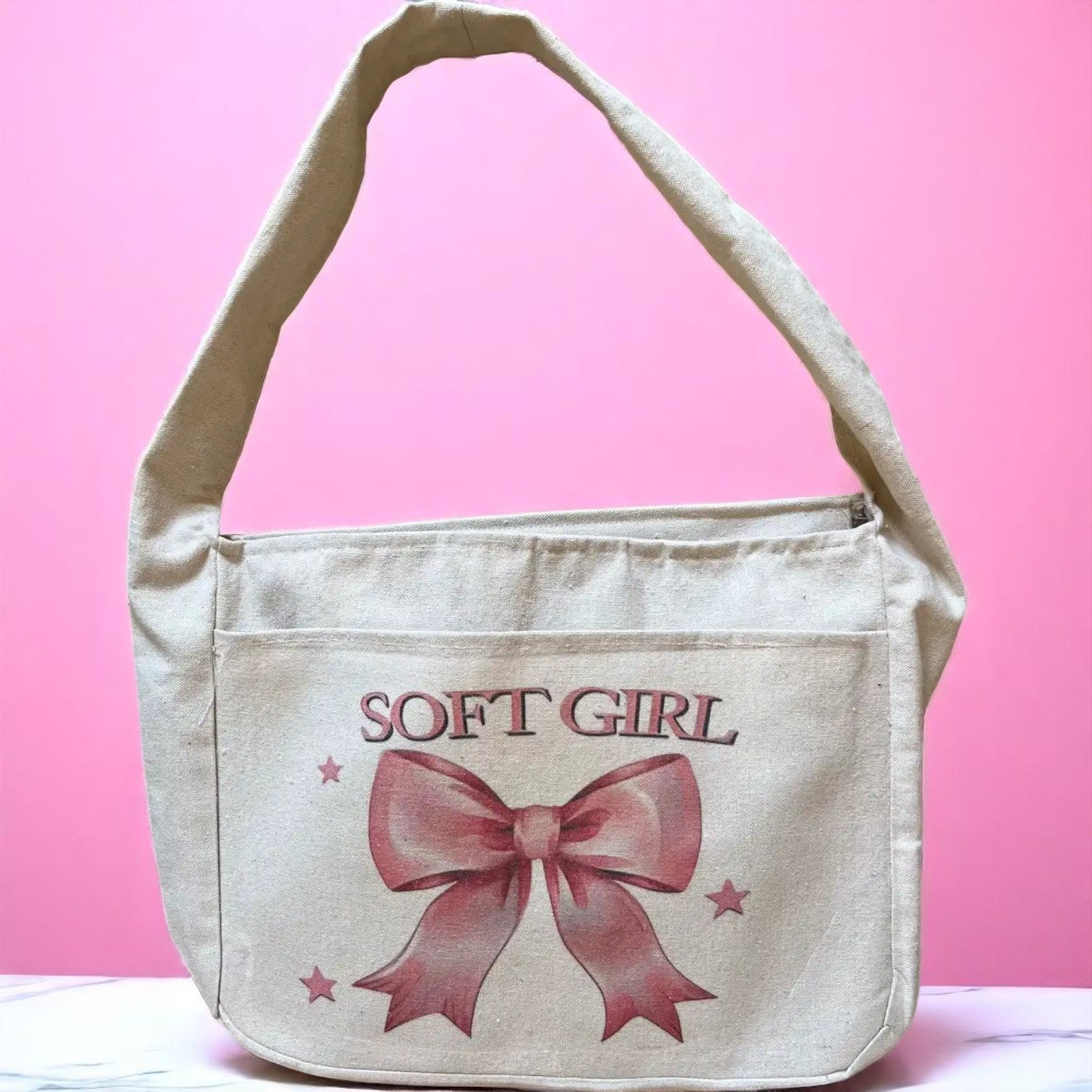 Curvy Off - White Printed Shoulder Bags - Fithoehub