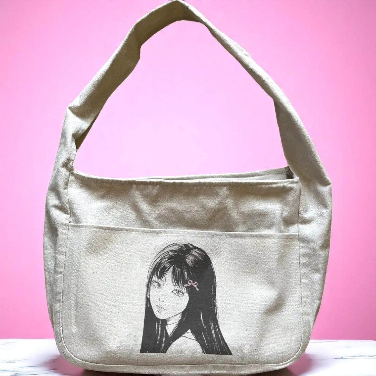 Curvy Off - White Printed Shoulder Bags - Fithoehub