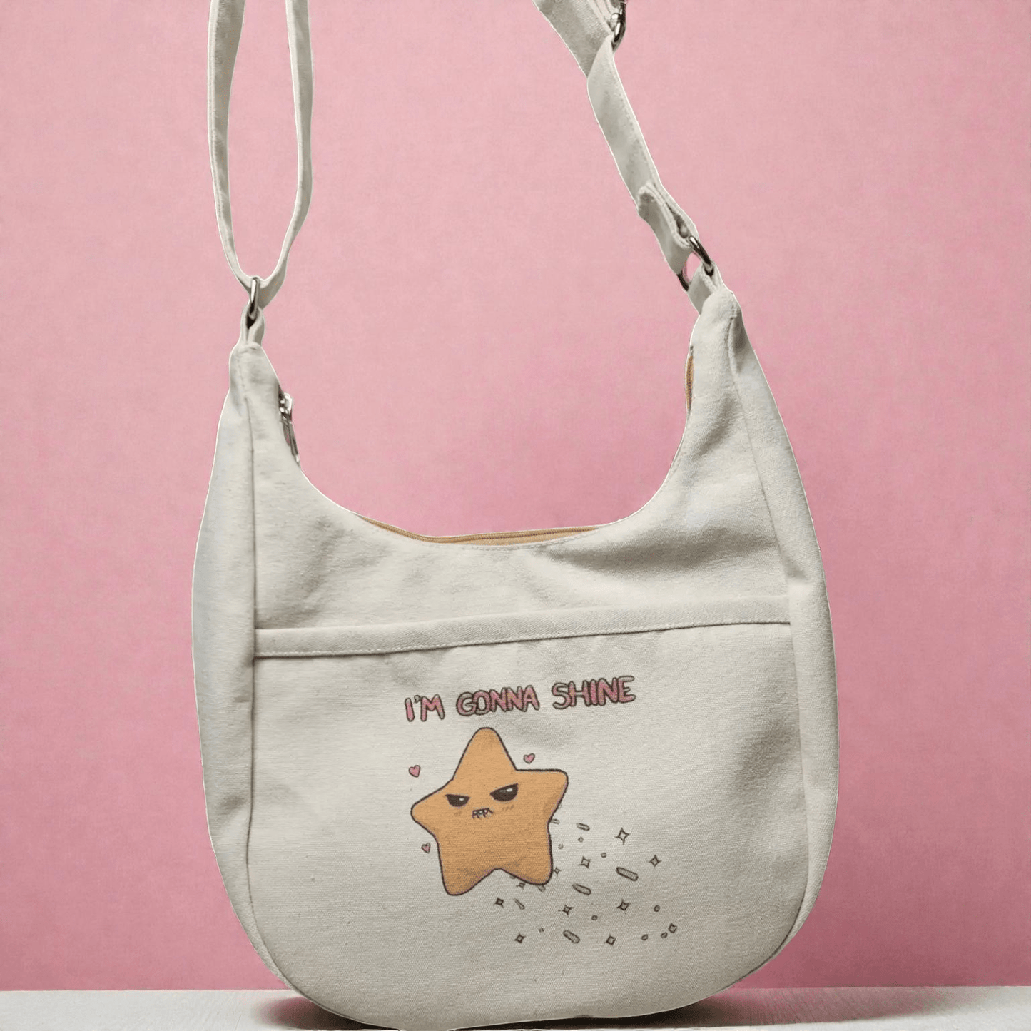Half - Moon Printed Crossbody Bag - Fithoehub