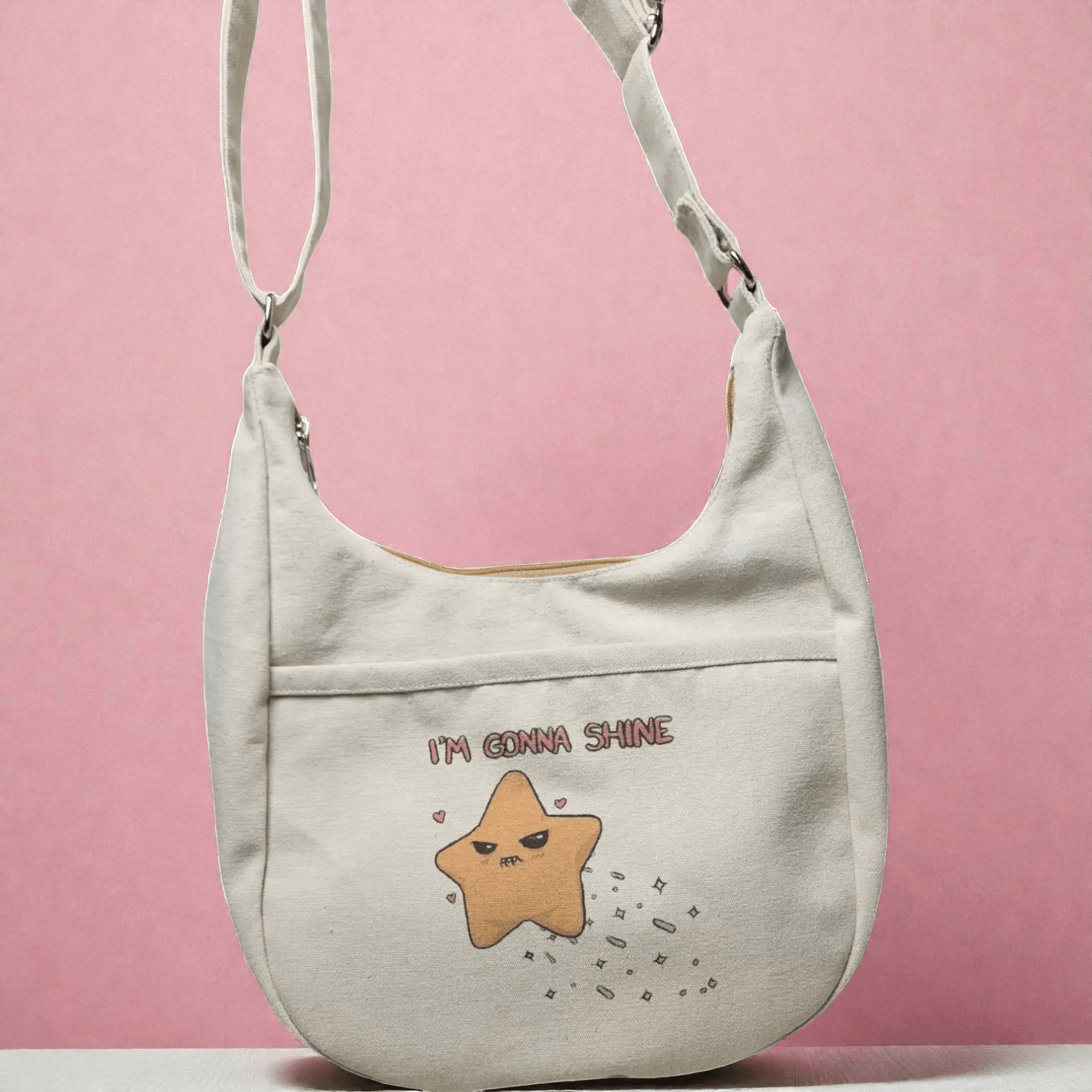 Half - Moon Printed Crossbody Bag - Fithoehub