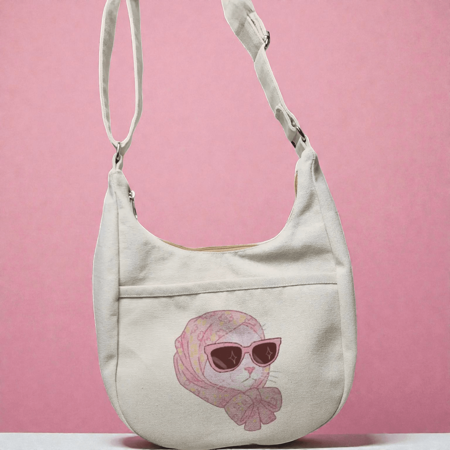 Half - Moon Printed Crossbody Bag - Fithoehub