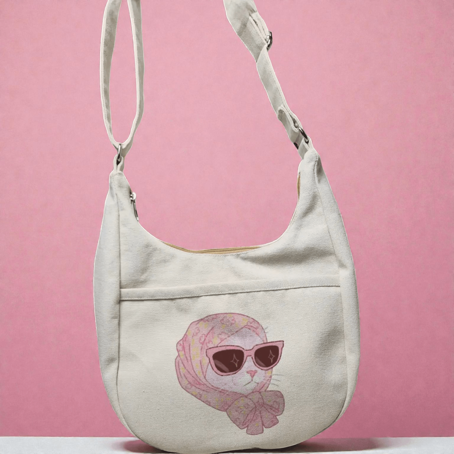 Half - Moon Printed Crossbody Bag - Fithoehub