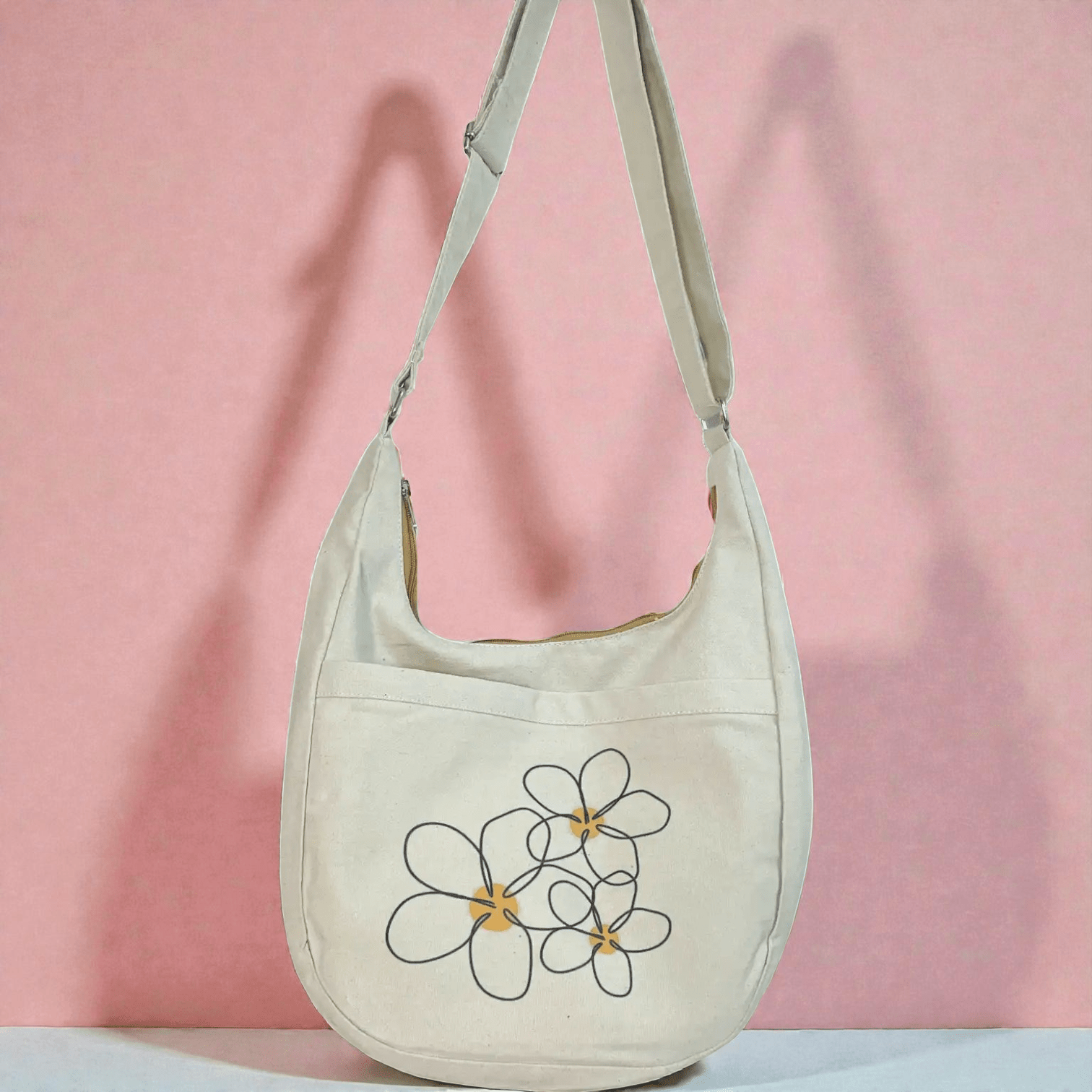 Half - Moon Printed Crossbody Bag - Fithoehub