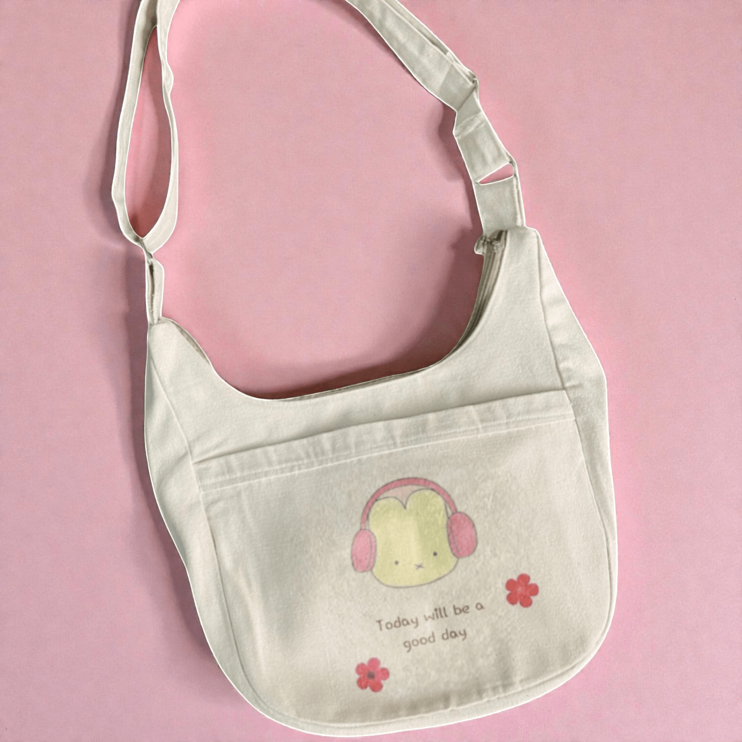 Half - Moon Printed Crossbody Bag - Fithoehub