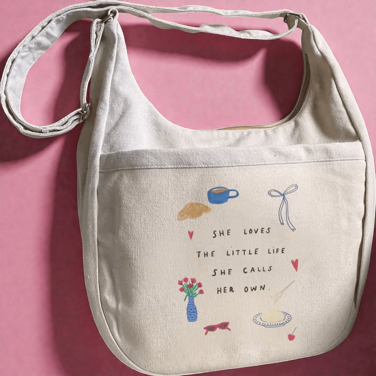 Half - Moon Printed Crossbody Bag - Fithoehub