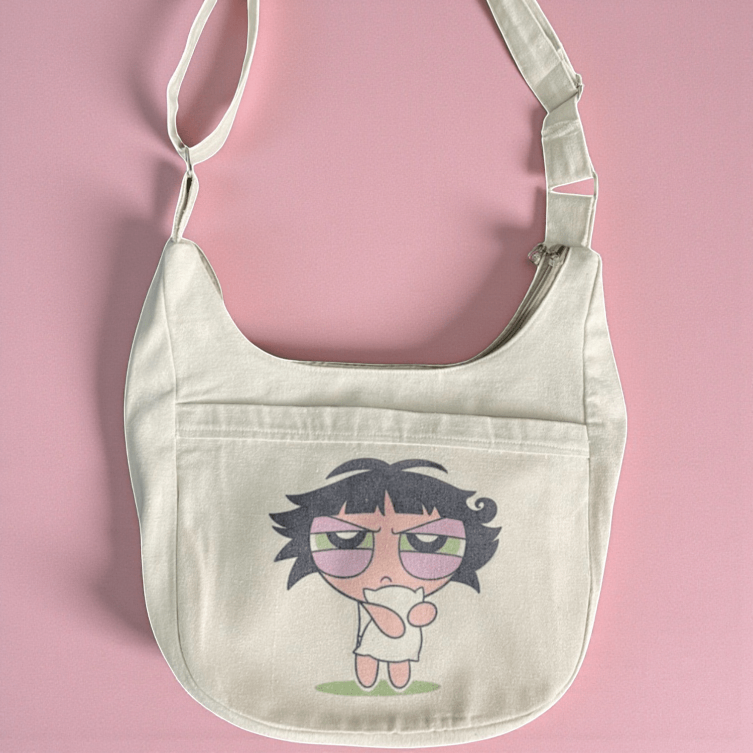 Half - Moon Printed Crossbody Bag - Fithoehub